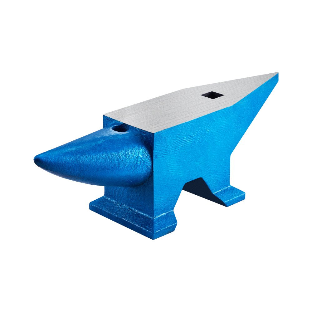 VEVOR Single Horn Anvil 132Lbs Cast Steel Anvil Blacksmith for Sale Forge Steel Tools with Round and Square Hole and