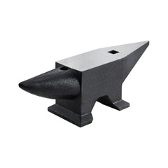 VEVOR Cast Steel Anvil, 132 Lbs(60kg) Single Horn Anvil with Large Countertop and Stable Base, High Hardness Rugged