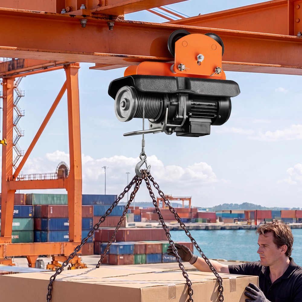 VEVOR Electric Hoist Manual Trolley, 1100 lbs/0.5 Ton Load for PA200 PA250 PA300 PA400 PA500, Push Beam Trolley with