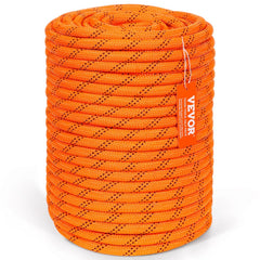 VEVOR Dual-Weave Polyester Cord, 1/2 inch x 220 feet, 48-Strand, 8000 LBS Tensile Strength, Multi-Use Outdoor Rope for