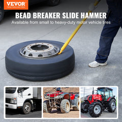 VEVOR Tire Bead Breaker Slide Hammer, 46.3" Length Heavy Duty Steel Tire Bead Breaker, Portable Tire Changing Sliding