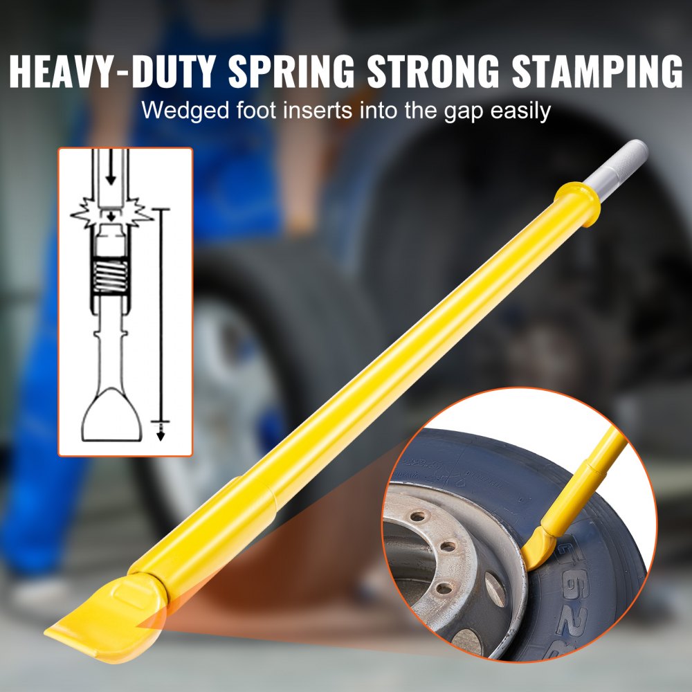 VEVOR Tire Bead Breaker Slide Hammer, 46.3" Length Heavy Duty Steel Tire Bead Breaker, Portable Tire Changing Sliding
