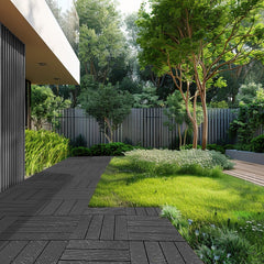 VEVOR Interlocking Deck Tiles, 36 Pack,11.6"x11.6" 36 sq. ft Plastic Waterproof Outdoor Flooring All Weather Use, Patio