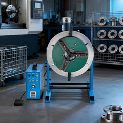 VEVOR Rotary Welding Positioner, 441 lbs Load Capacity, -45° to 90° Tilt Angle Welding Positioner Turntable Table