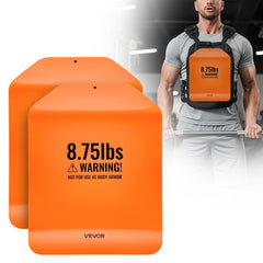 VEVOR Curved Weight Vest Plates, 8.75 LB Pairs, Premium Steel Tactical Weighted Plates for Vest, Ergonomic Design, for