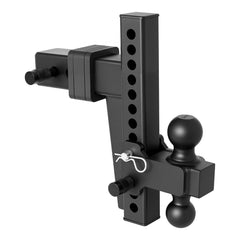 VEVOR Adjustable Trailer Hitch, Fit 2.5 Inch Receiver, Trailer Hitch Mount with 2 Inch & 2-5/16 Inch Balls, 18500 lbs