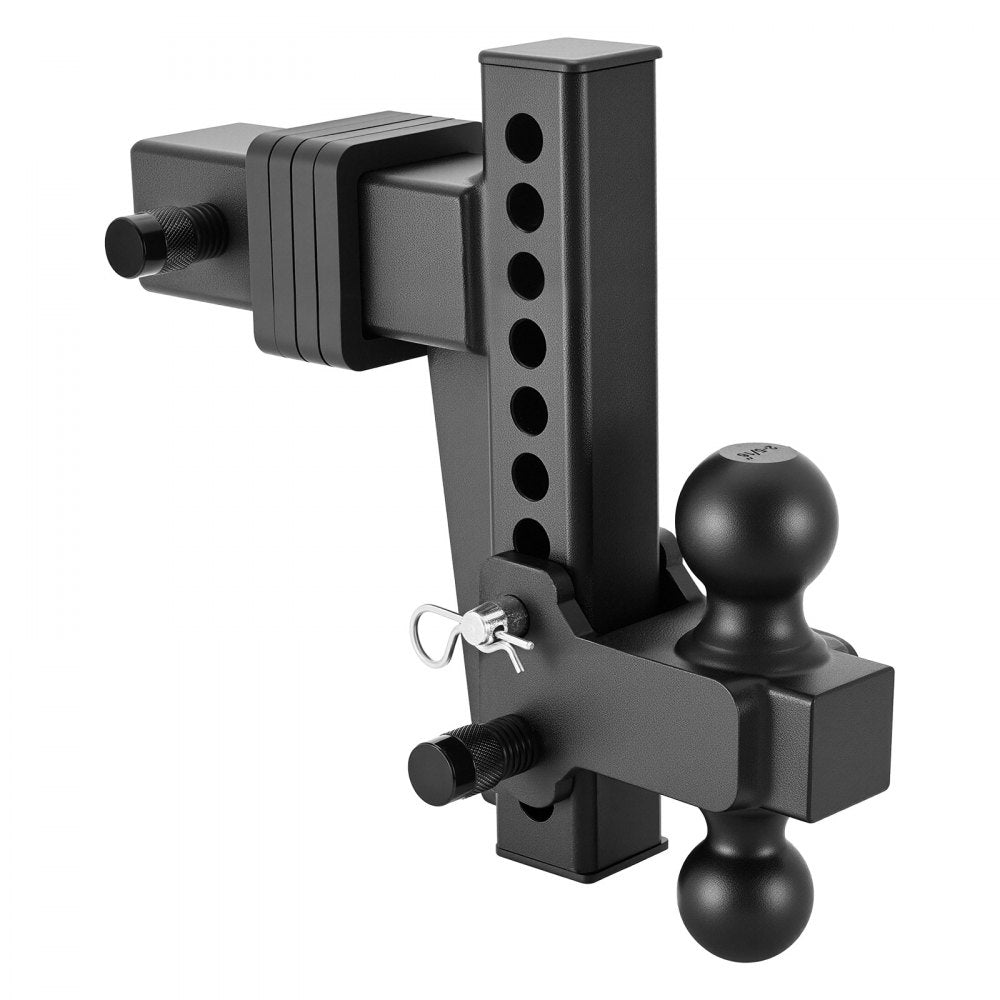 VEVOR Adjustable Trailer Hitch, Fit 2.5 Inch Receiver, Trailer Hitch Mount with 2 Inch & 2-5/16 Inch Balls, 28000 lbs