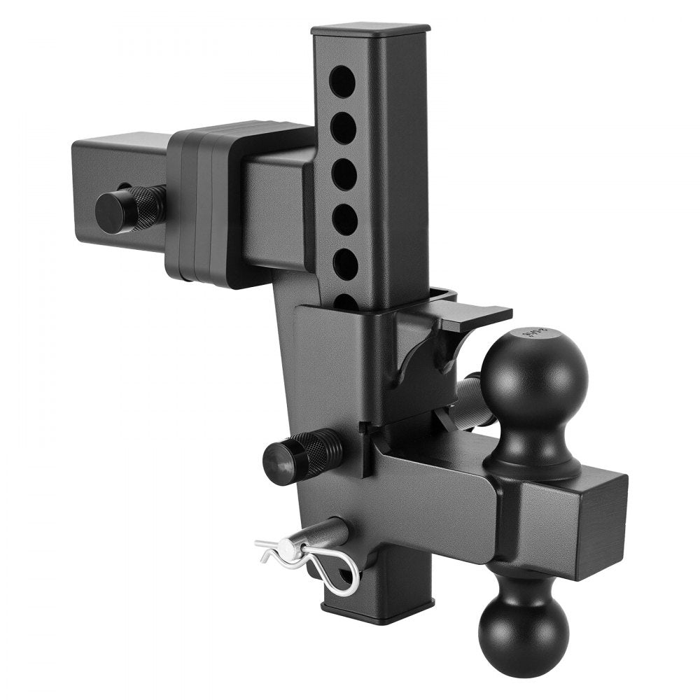 VEVOR Adjustable Trailer Hitch, Fit 2.5 Inch Receiver, Trailer Hitch Mount with 2 Inch & 2-5/16 Inch Balls, 21000 lbs