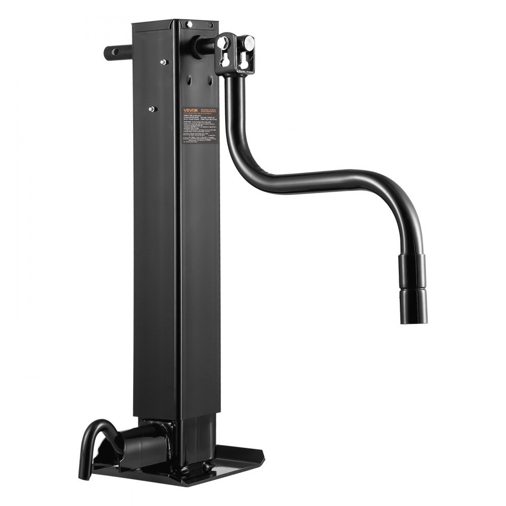 VEVOR Trailer Jack, 12000 lbs Dynamic Load Capacity, Weld-on Pipe-Mount Swivel Trailer Jack with Ergonomic Handle