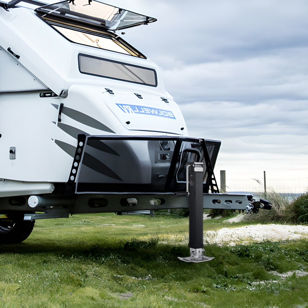 VEVOR Trailer Jack, 8000 lbs Dynamic Load Capacity, Weld-on Pipe-Mount Swivel Trailer Jack with Ergonomic Handle