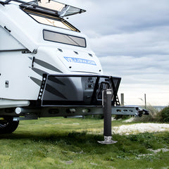 VEVOR Trailer Jack, 8000 lbs Dynamic Load Capacity, Weld-on Pipe-Mount Swivel Trailer Jack with Ergonomic Handle