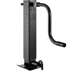 VEVOR Heavy-Duty Trailer Jack, 12,000 lbs Load Capacity, Sidewind Square Direct Weld-on Trailer Jack with Handle Crank