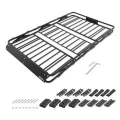 VEVOR Roof Rack Cargo Basket, 64 x 39 x 4 in, Heavy Duty Roof Top Carrier Basket with Folding Design, 200 lbs Capacity