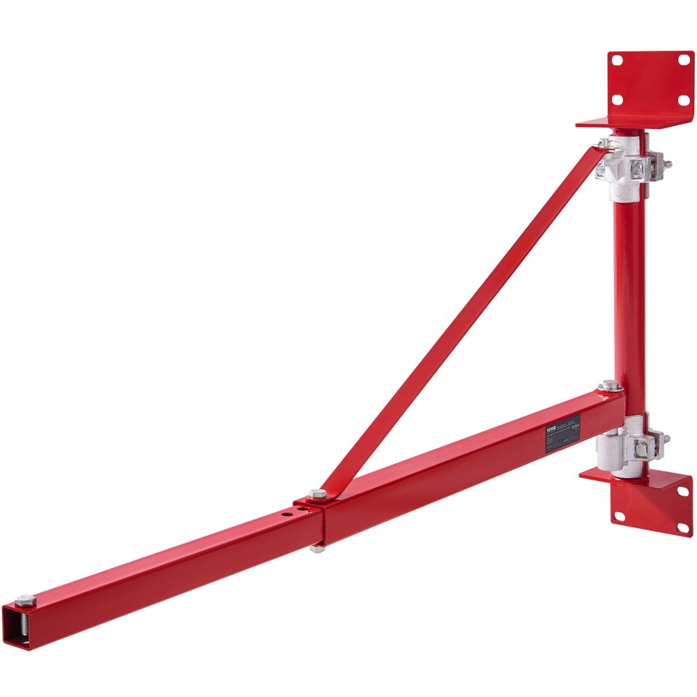VEVOR Electric Hoist Support Arm, 660 lbs Max Load Capacity, Electric Hoist Holder Swing Arm with Pole, Steel Hoist