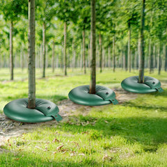 VEVOR Tree Watering Rings, 4 Pcs 20 Gallons Tree Watering Bags, 6-9 Hours Slow Release, Refillable Planting Water Bags
