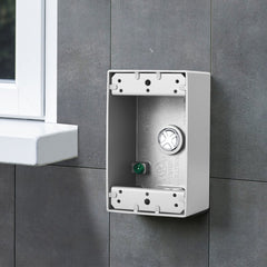 VEVOR Outdoor Electrical Box, 4.5 x 2.8 x 2 in, Weatherproof Outlet Junction Box, Suitable 1/2-Inch or 3/4-Inch