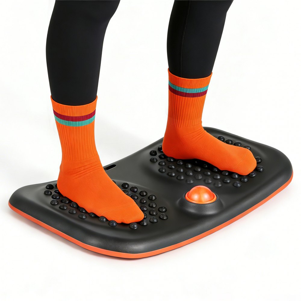 VEVOR Balance Board, Wobble Board Trainer for Adults, Premium Balance Training Equipment Rocker, Compact & Lightweight