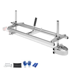 VEVOR Chainsaw Mill, Portable Sawmill 14"-36" Guide Bar, Galvanized Steel Chainsaw Planking Mill with 0.2"-11.81"