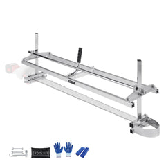 VEVOR Chainsaw Mill, Portable Sawmill 14"-48" Guide Bar, Galvanized Steel Chainsaw Planking Mill with 0.2"-11.81"