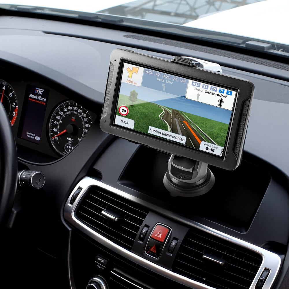 VEVOR GPS Navigator for Car, 7 inch Touch Screen 16GB GPS Navigation System with Built-in Dash Cam, Voice Turn-by-Turn
