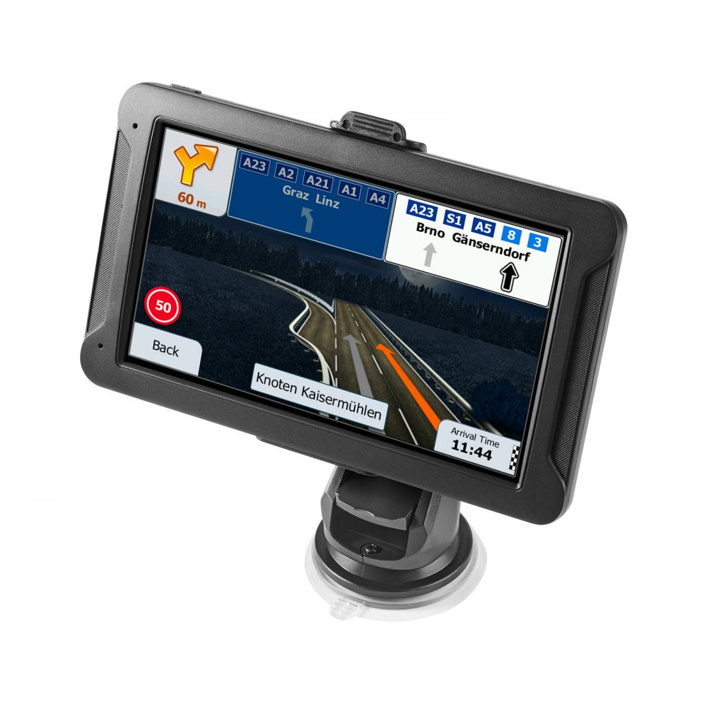 VEVOR GPS Navigator for Car, 7 inch Touch Screen 16GB GPS Navigation System with Built-in Dash Cam, Voice Turn-by-Turn