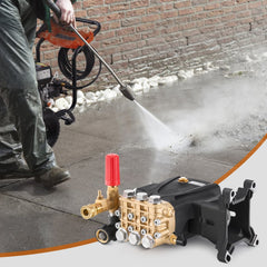 VEVOR Pressure Washer Pump, 1" Shaft Horizontal Triplex Plunger, 4200 PSI, 4.2GPM, Replacement Power Washer Pumps Kit