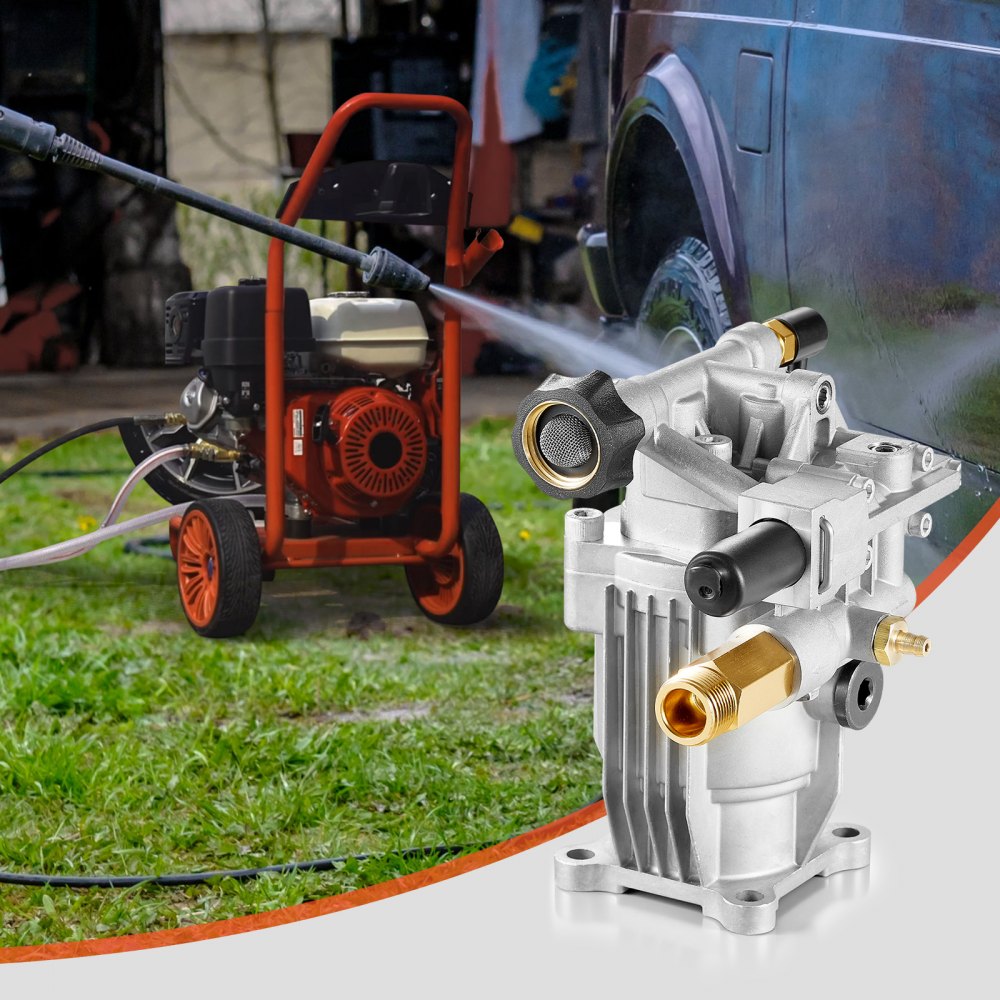 VEVOR Pressure Washer Pump, 3/4" Shaft Horizontal, 3100 PSI, 2.35 GPM, Replacement Power Washer Pumps Kit with Hardware
