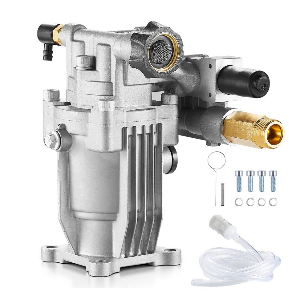 VEVOR Pressure Washer Pump, 3/4" Shaft Horizontal, 3100 PSI, 2.35 GPM, Replacement Power Washer Pumps Kit with Hardware