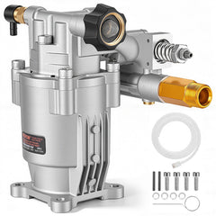 VEVOR Pressure Washer Pump, 3/4" Shaft Horizontal, 3400 PSI, 2.5 GPM, Replacement Power Washer Pumps Kit, Parts Washer