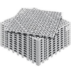 VEVOR Modular Interlocking Cushion, 12 Pack 12" x 12" Splicing Drainage Mats, Soft PVC Interlocking Drainage Floor