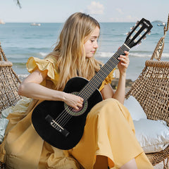 VEVOR Classical Guitar, 30 Inch, Wood Classical Guitar Starter Kit for Beginners, with Nylon Strings, Gig Bag, Strap