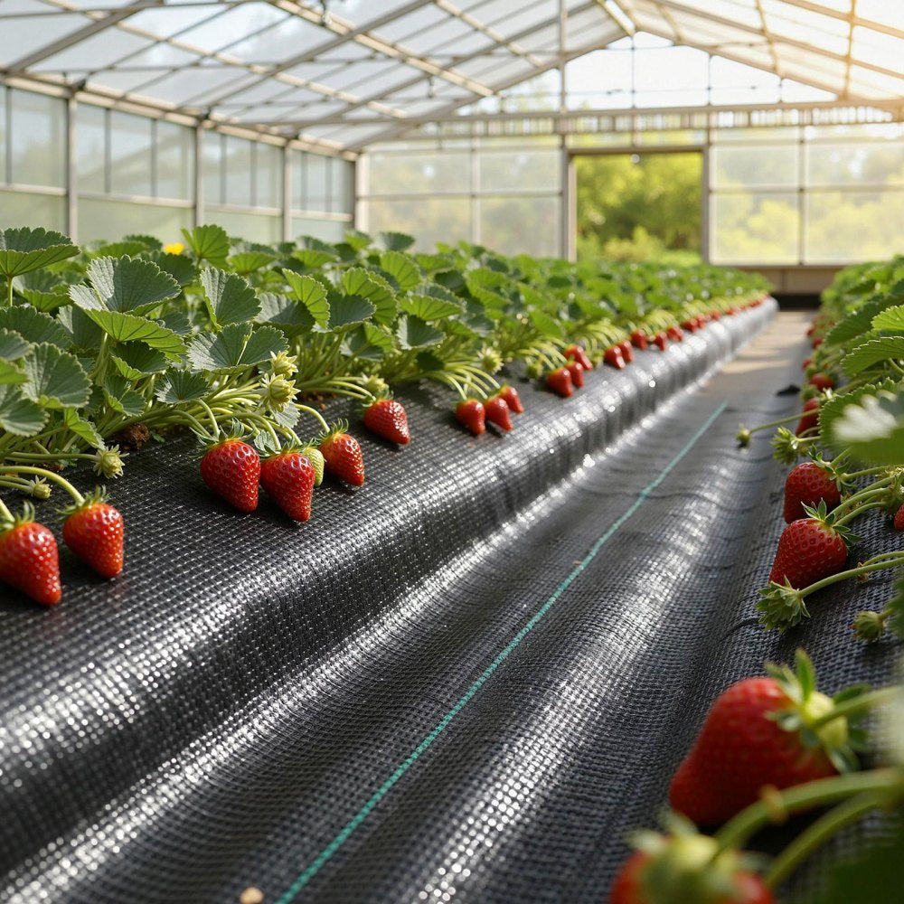 VEVOR Weed Barrier Fabric Heavy Duty, 2 Packs 3x50FT 3.2oz Weed Blocker Fabric, Woven Landscape Fabrics, Garden Fabrics