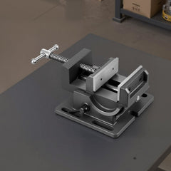 VEVOR Tilting Vise, 4.25 Inch Jaw Width, Portable Drill Press Bench Vise, 0-90° Adjustable Tilt, Durable Cast Iron