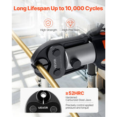 VEVOR 7PCS Pressing Jaws 1/4" to 1-1/8" - Compatible with RLS Copper Pipes, Work with 32KN Standard Press Tools for
