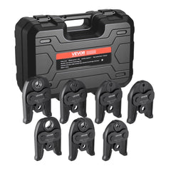VEVOR 7PCS Pressing Jaws 1/4" to 1-1/8" - Compatible with RLS Copper Pipes, Work with 32KN Standard Press Tools for