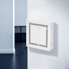 VEVOR Structured Media Enclosure, 14-Inch, Recessed in-Wall Media Box with Cover, Wall-Mount Cable Management Box Kit