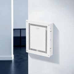 VEVOR Structured Media Enclosure, 17-Inch, Recessed in-Wall Media Box with Cover, Wall-Mount Cable Management Box Kit