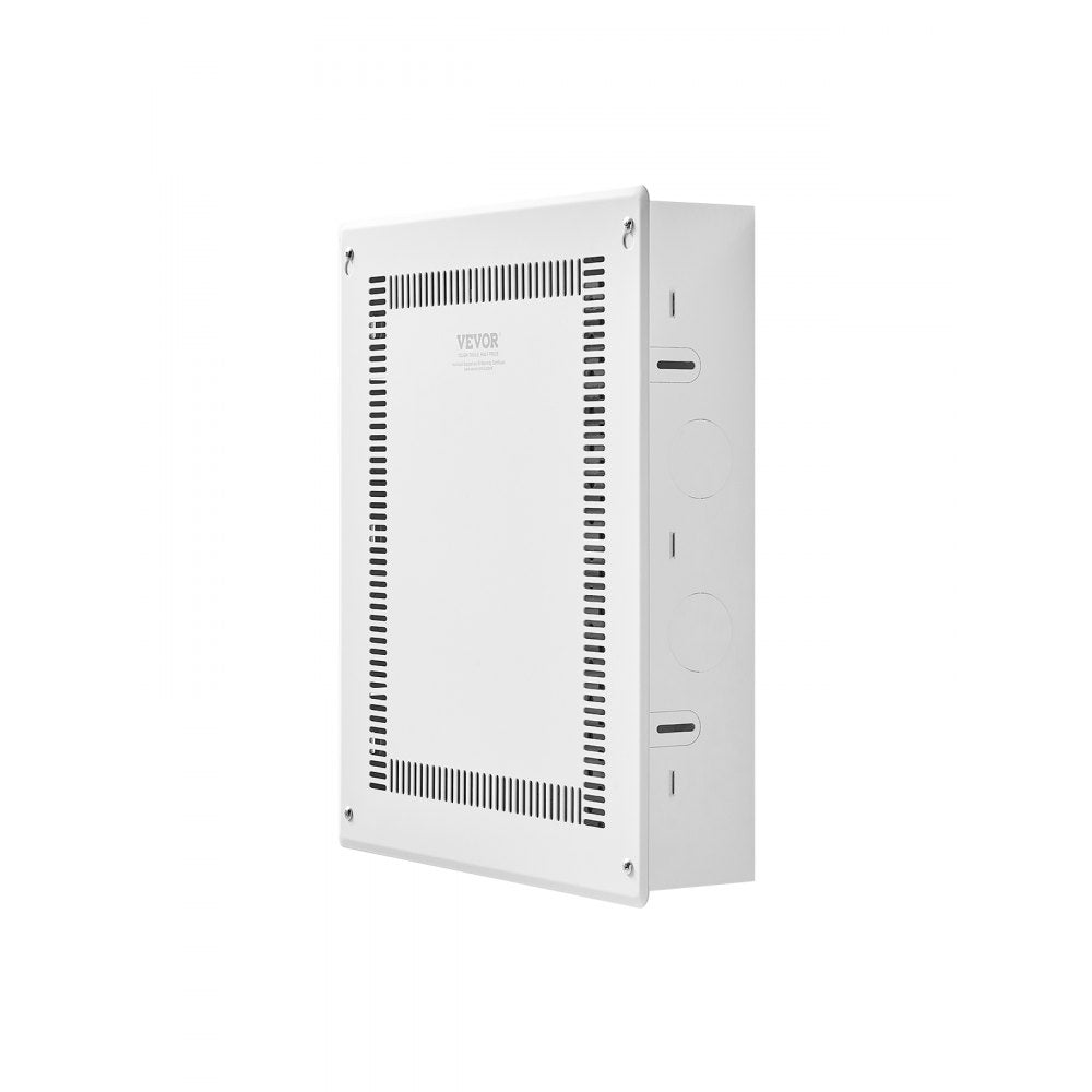 VEVOR Structured Media Enclosure, 17-Inch, Recessed in-Wall Media Box with Cover, Wall-Mount Cable Management Box Kit