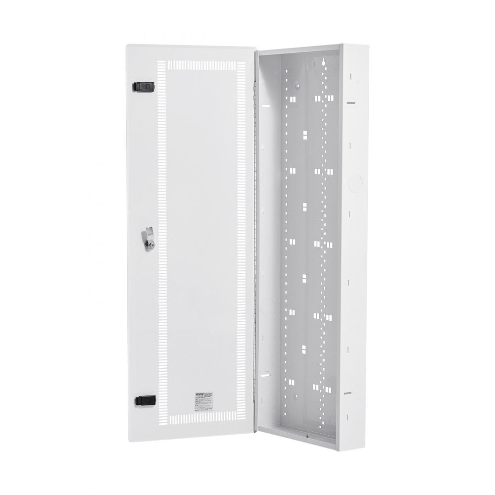 VEVOR Media Enclosure, 42-Inch, Structured Media Center with Vented Hinged Door, Cable Management Box, Structured