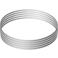 VEVOR Band Saw Blade, 65x0.63x0.02 inch, 5 PCS/Pack Meat Bandsaw Blades for Replacement, Carbon Steel Blade, Meat