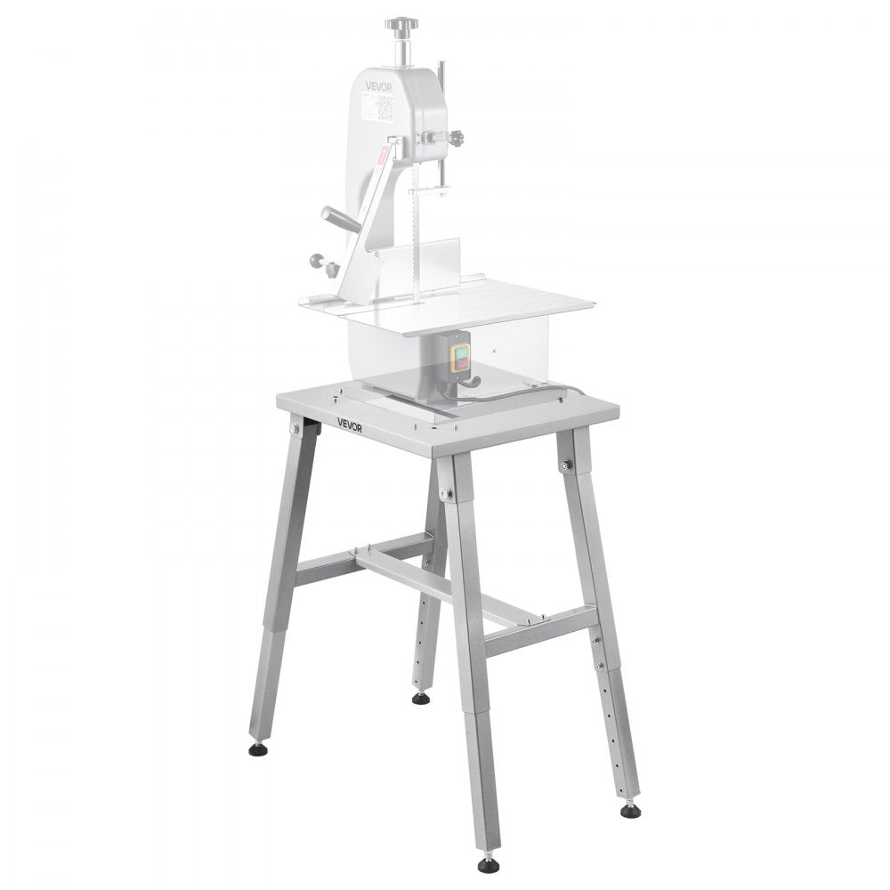 VEVOR Electric Meat Bandsaw Stand, Floor Stand with Adjustable Height, Stable H-Shaped Frame, Anti-Slip Foot Pads, for