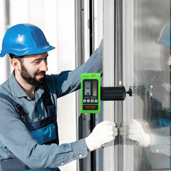 VEVOR Laser Receiver, 197 ft Working Range, Green Laser and Red Beam Detector for Pulsing Line Lasers, Customizable