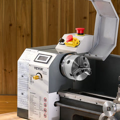 VEVOR 3-Jaw Lathe Chuck, 6 Inch (160 mm), Self-Centering Chuck with 1 1/2 in-8 Threaded Backing Plate, 0.12-5.71 in