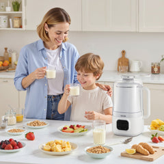 VEVOR 8-in-1 Nut Milk Maker, 34 oz Soy Milk Maker with 200W Blending, for Homemade Oat, Nut, Soy, Juice, Milkshake
