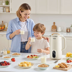 VEVOR 6-in-1 Nut Milk Maker, 20 oz Soy Milk Maker Machine with 6 Blades, for Homemade Oat, Nut, Soy, Juice, Plant-Based