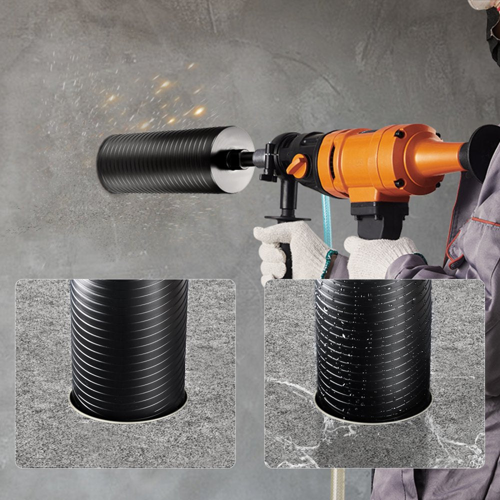 VEVOR Core Drill Bit, 4.25" Wet/Dry Diamond Core Drill Bits for Brick and Block, Concrete Core Drill Bit with Pilot Bit