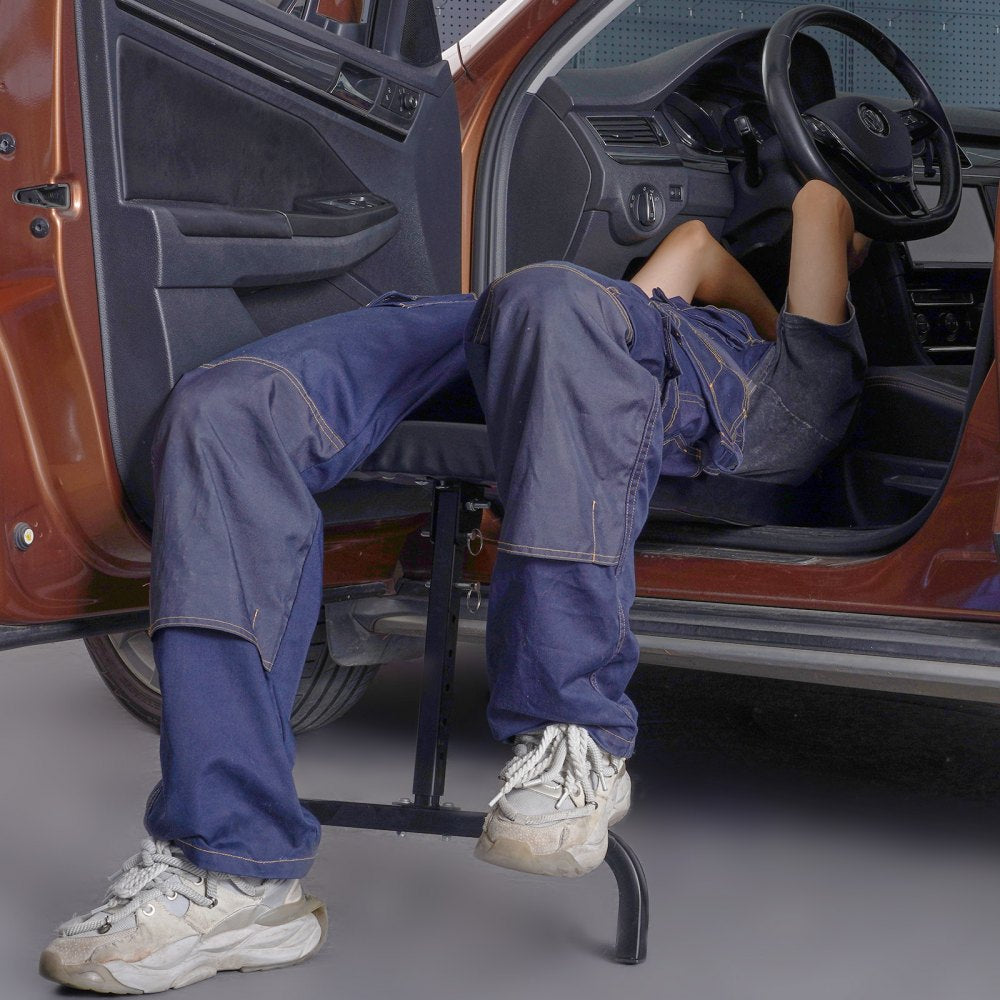 VEVOR Under Dash Creeper, 40 in, 330 lbs Load Capacity Rolling Mechanic Garage Creeper, 20.3-27.4 in Height Adjustable