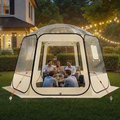VEVOR Pop up Bubble Tent, 11 x 10.2 ft Waterproof & UV-Resistant, Clear Camping Tent Shelter, Outdoor Garden Dome Igloo