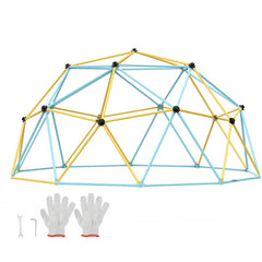 VEVOR Climbing Dome, Jungle Gym Supports 750LBS and Easy Assembly, 10FT Geometric Dome Climber Play Center for Kids 3