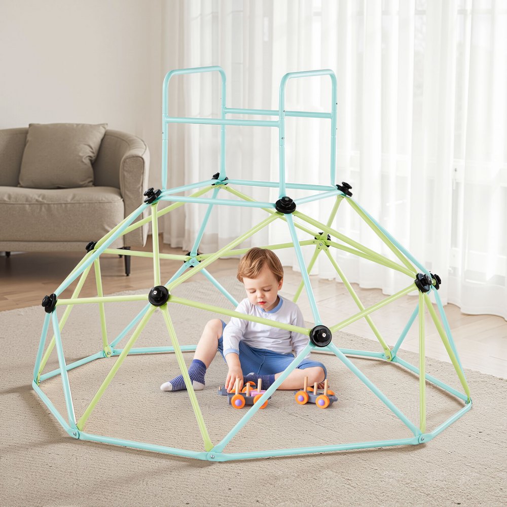 VEVOR Climbing Dome, 6FT Geometric Dome Climber for Kids, 600LBS Loading Indoor/Outdoor Jungle Gym Playground
